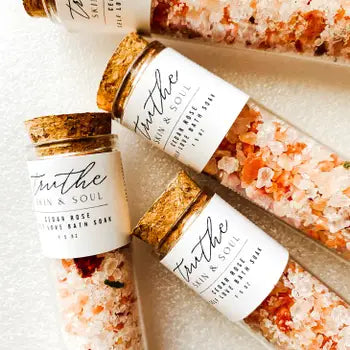 Cedar Rose Bath Soak Tubes