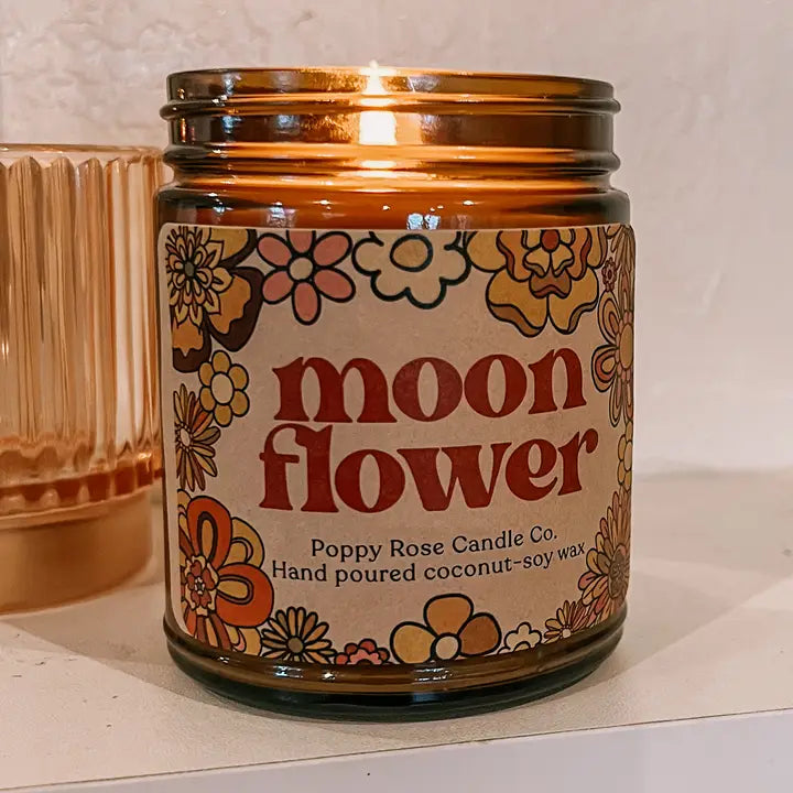 Moon Flower Candle